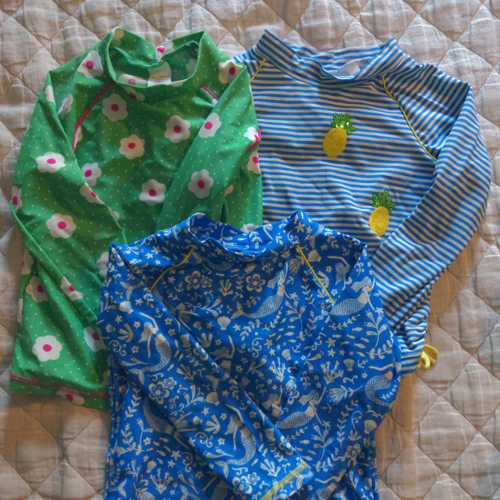 Mini Boden rash guard bundle 4-5